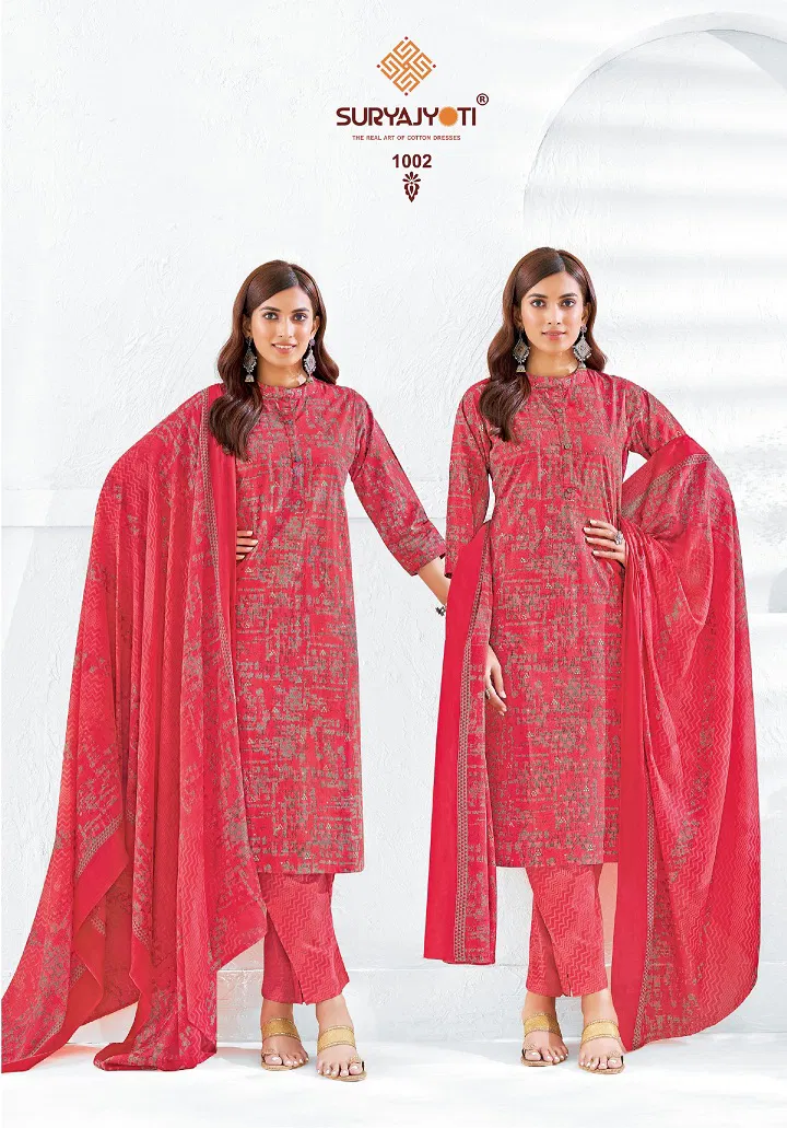 Suryajyoti Poshak Vol 1 Printed Readymade Suits Catalog